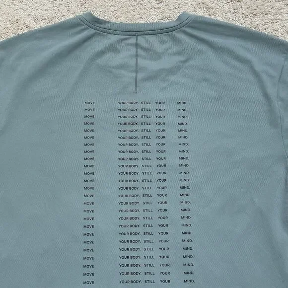 NWOT Lululemon Metal Vent Tech Athletic Short Sleeve Green Teal Shirt Men’s L - Picture 5 of 10